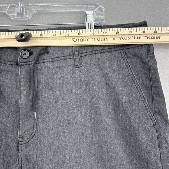 Zoo York Unbreakable Gray Shorts Button Drawstring Flat Front Men’s 42 (41) Sk8 - Picture 5 of 10